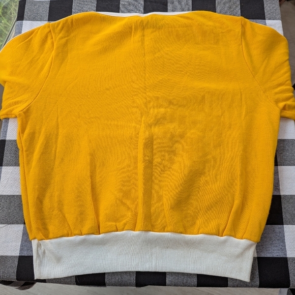 True Vintage 70s Fleece Cropped Pullover Top - Picture 7 of 7